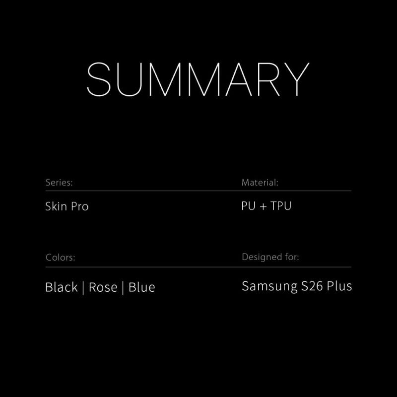 Folio-hoesje Voor Samsung Galaxy S26 Plus Skin Pro Series Dux Ducis