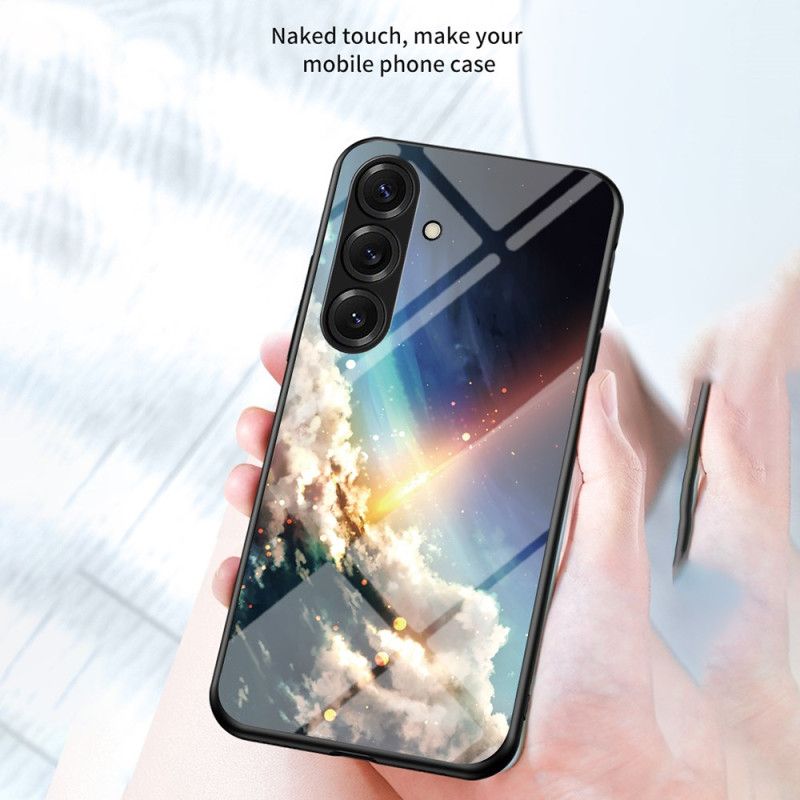 Hoesje Samsung Galaxy S26 Plus Gehard Glas Met Sterrenhemelmotief