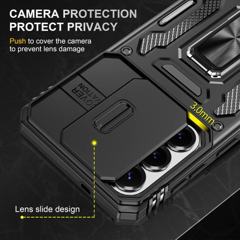 Hoesje Samsung Galaxy S26 Plus Schuifbare Lensbeschermer Bescherming Hoesje