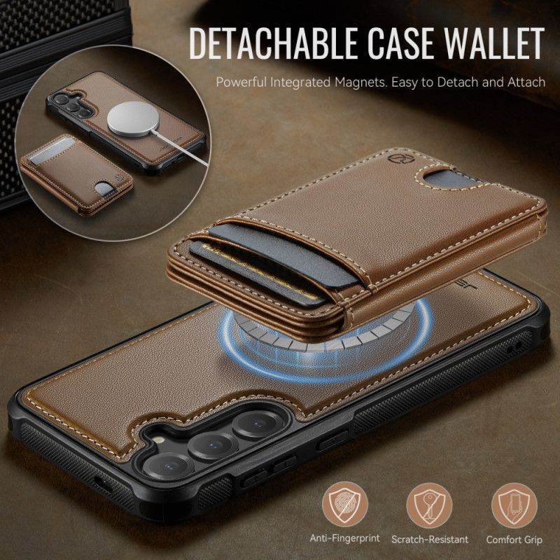 Hoesje Voor Samsung Galaxy S26 Plus Afneembare Kaarthouder Jeehood