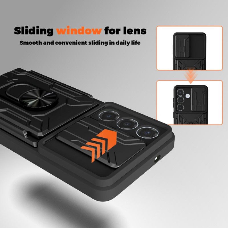 Hoesje Voor Samsung Galaxy S26 Plus Schuifbare Cameraklep