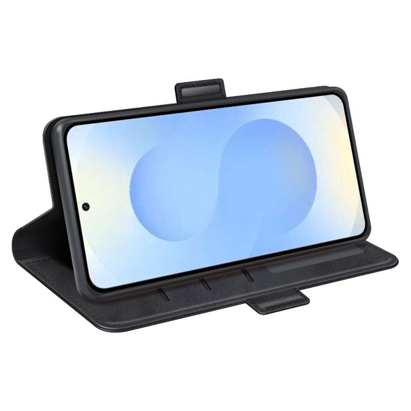 Leren Hoesje Samsung Galaxy S26 Plus Dubbele Sluiting Bescherming Hoesje