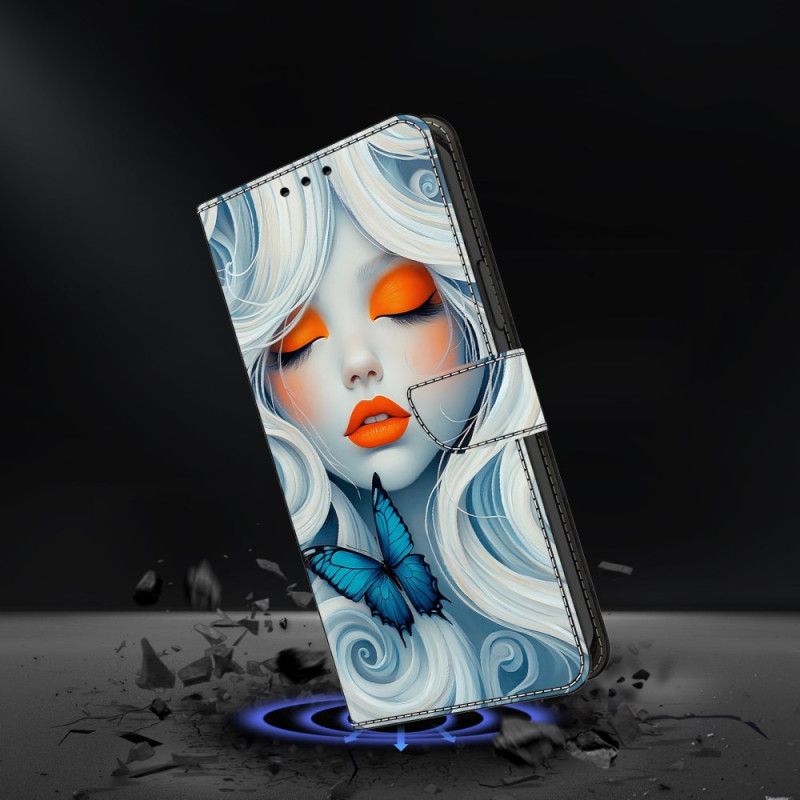 Leren Hoesje Samsung Galaxy S26 Plus Sneeuwvrouw Bescherming Hoesje