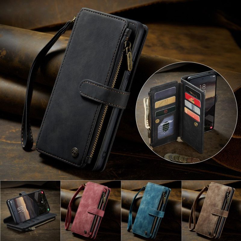 Leren Hoesje Samsung Galaxy S26 Plus Suède-effect Caseme Bescherming Hoesje