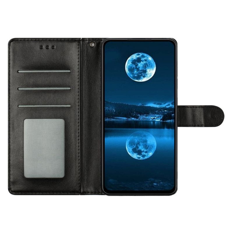 Leren Hoesje Voor Samsung Galaxy S26 Plus Effen Leerlook