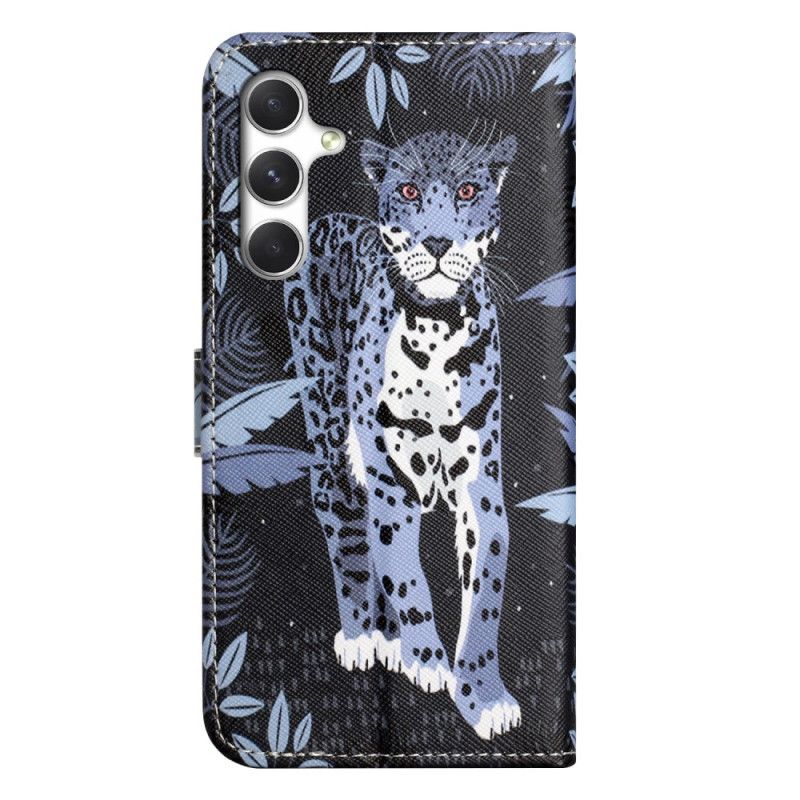 Leren Hoesje Voor Samsung Galaxy S26 Plus Luipaard