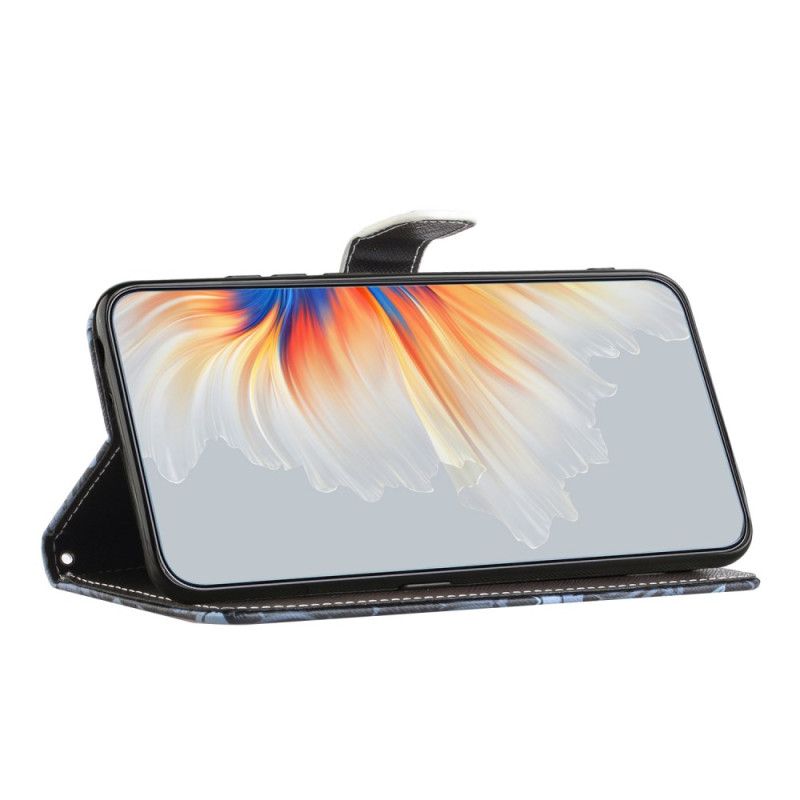 Leren Hoesje Voor Samsung Galaxy S26 Plus Zwarte Kat