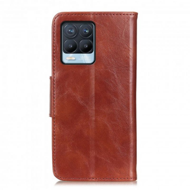 Bescherming Hoesje Realme 8 / 8 Pro Retro Splitleer