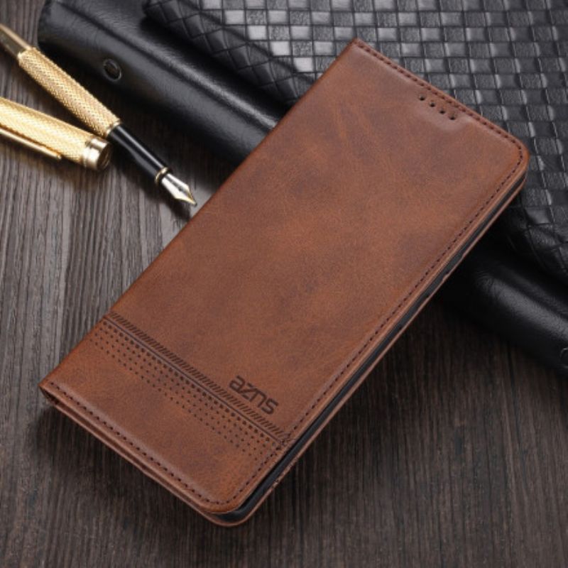 Folio-hoesje Realme 8 / 8 Pro Azns Lederen Stijl