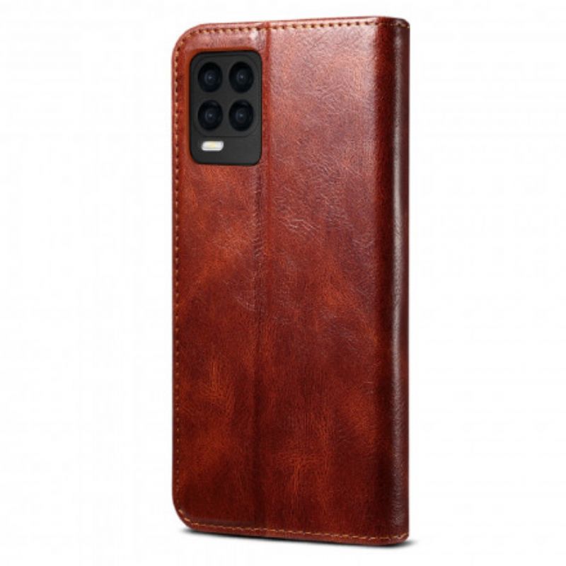 Folio-hoesje Realme 8 / 8 Pro Gewaxt Kunstleer