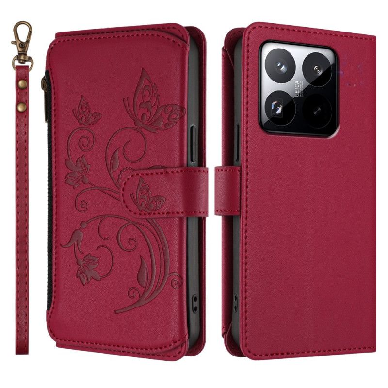 Bescherming Hoesje Xiaomi 15t 6 Rfid-kaarthouders En Sleutelkoord