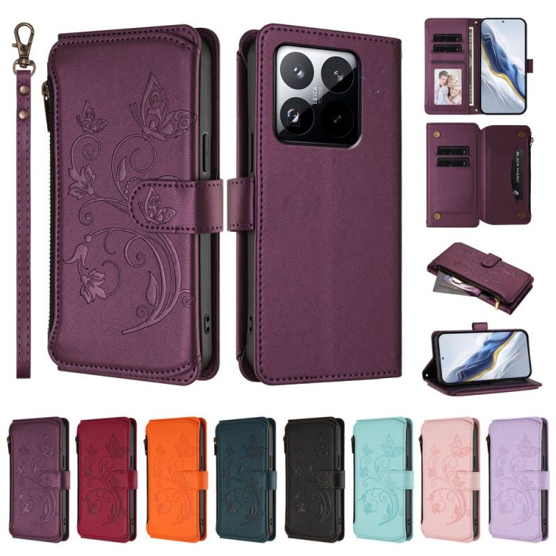 Bescherming Hoesje Xiaomi 15t 6 Rfid-kaarthouders En Sleutelkoord