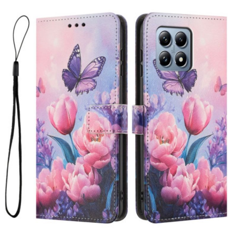 Bescherming Hoesje Xiaomi 15t Roze Tulpen