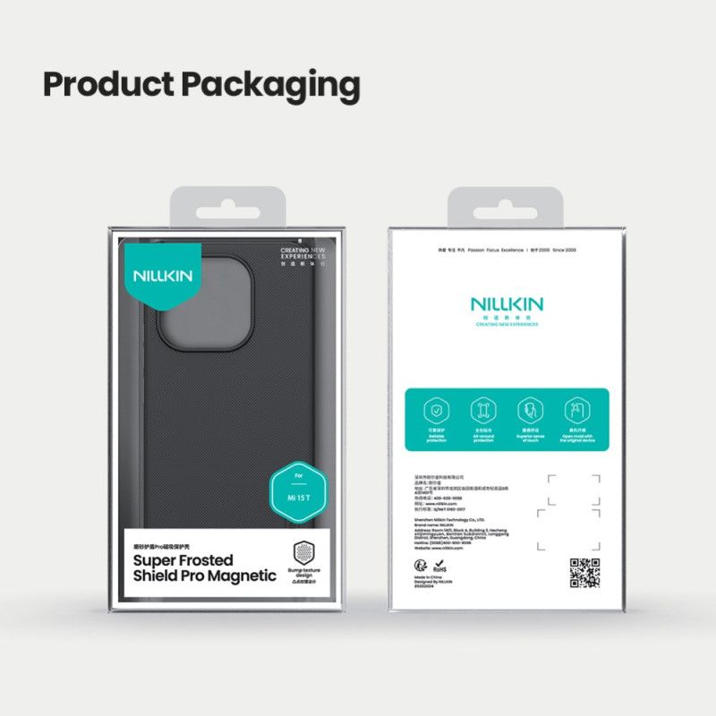 Case Hoesje Xiaomi 15t Telefoonhoesje Magsafe Frosted Shield Pro Nillkin
