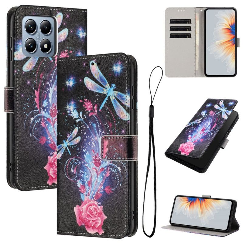Flip Case Leren Xiaomi 15t Libellen