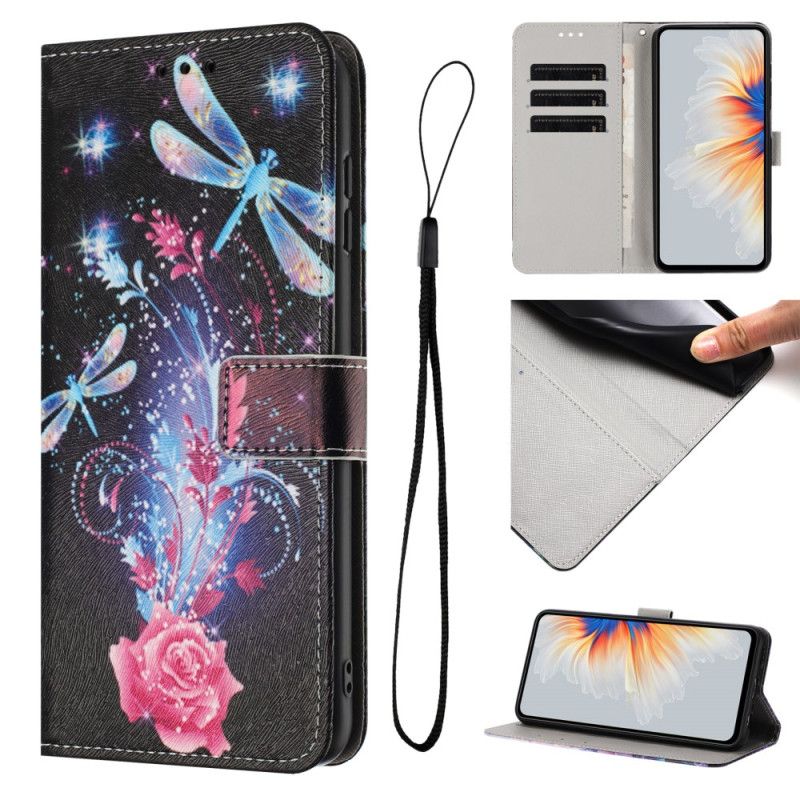 Flip Case Leren Xiaomi 15t Libellen
