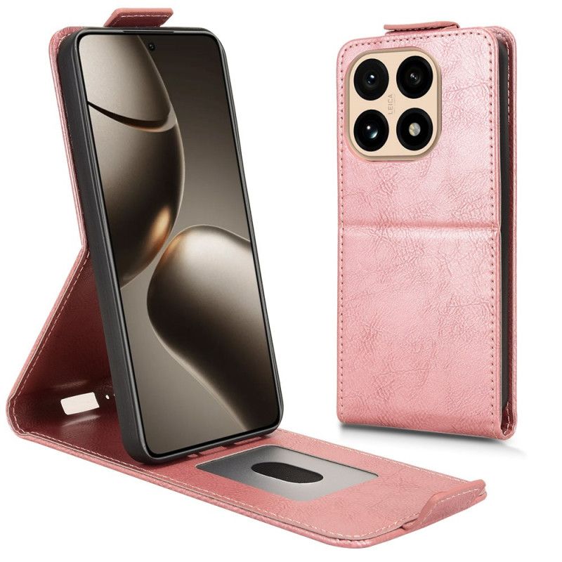 Flip Case Leren Xiaomi 15t Verticaal Flip-ontwerp
