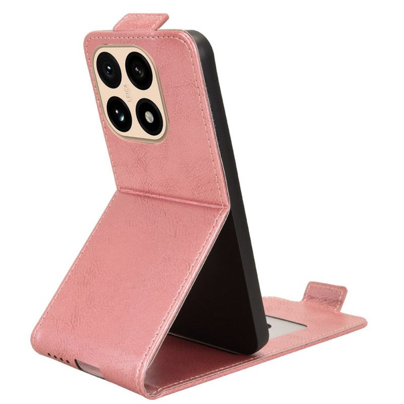 Flip Case Leren Xiaomi 15t Verticaal Flip-ontwerp