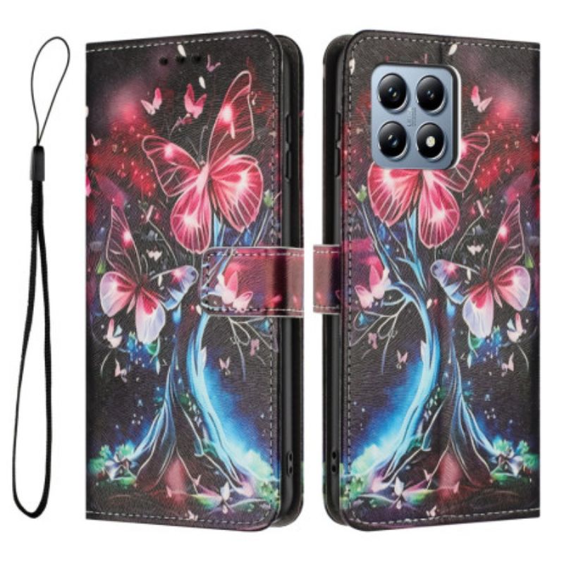 Flip Case Leren Xiaomi 15t Vlinderstruik