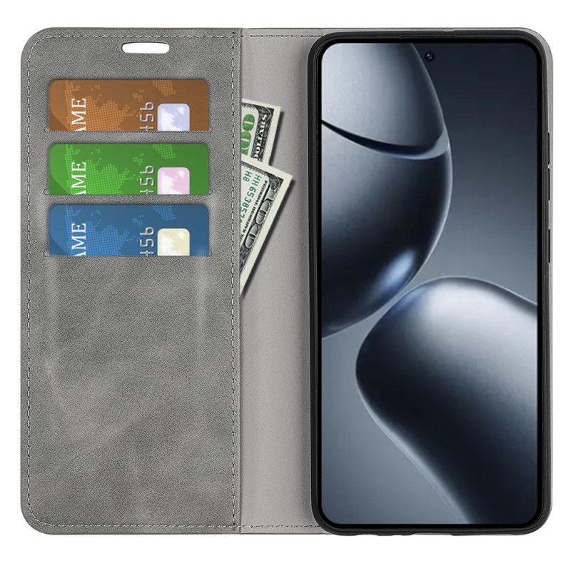 Folio-hoesje Voor Xiaomi 15t Leerstijl