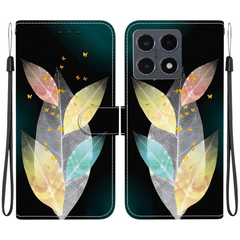 Folio-hoesje Xiaomi 15t Kleurrijke Bladeren