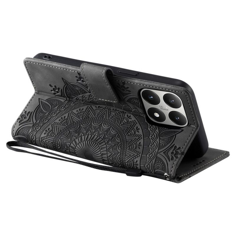 Folio-hoesje Xiaomi 15t Mandala-suède-effect