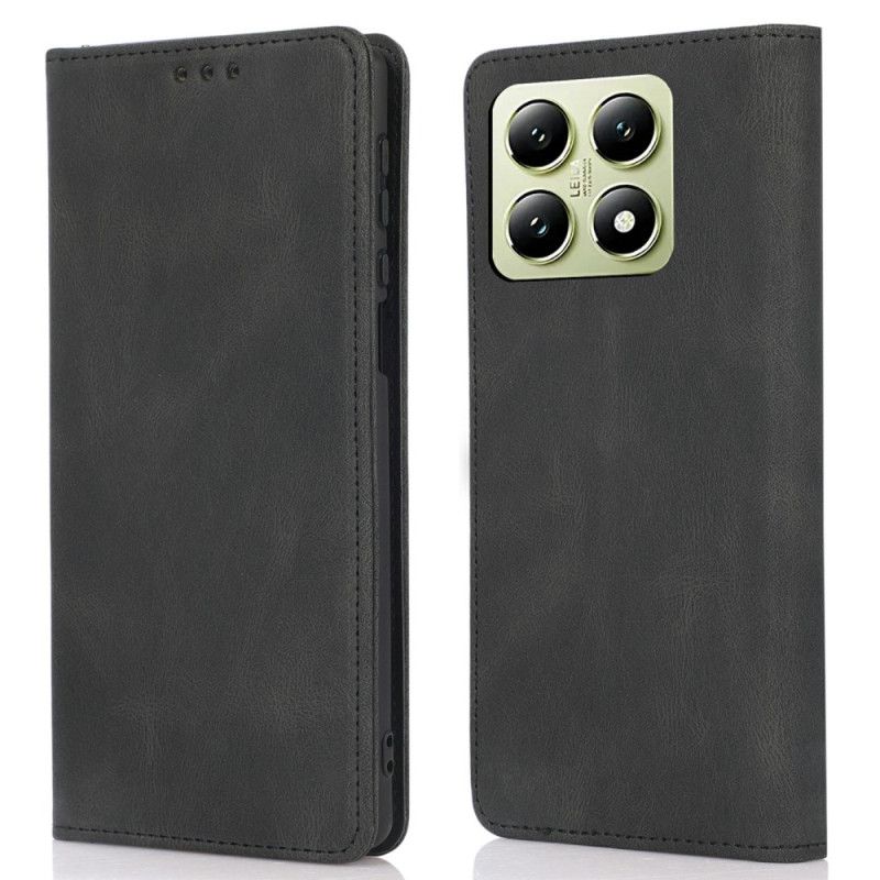 Folio-hoesje Xiaomi 15t Suède-effect Bescherming Hoesje