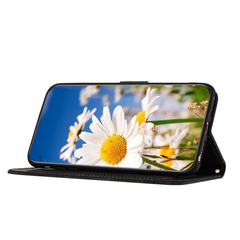Folio-hoesje Xiaomi 15t Telefoonhoesje Bloemendesign Met Bandje