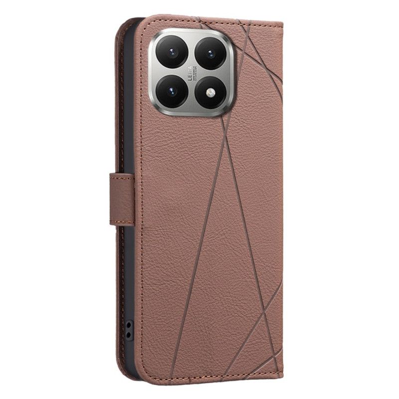 Folio-hoesje Xiaomi 15t Telefoonhoesje Geometrisch Patroon Binfen-kleur