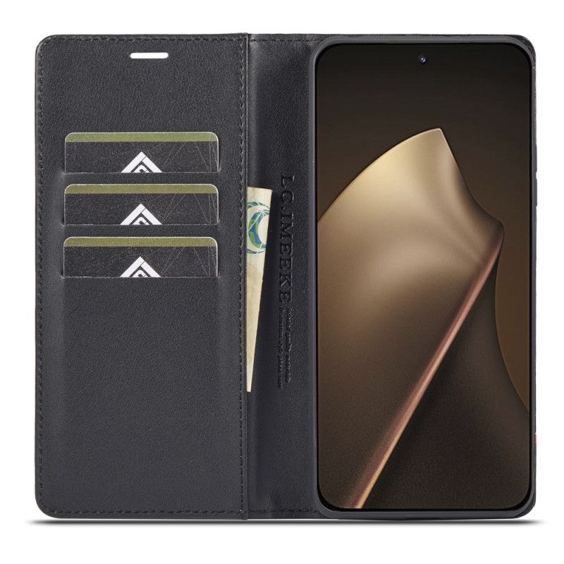 Folio-hoesje Xiaomi 15t Telefoonhoesje Koolstofvezel