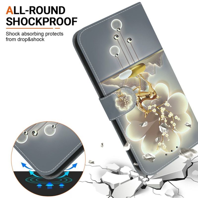 Folio-hoesje Xiaomi 15t Telefoonhoesje Sikahertpatroon