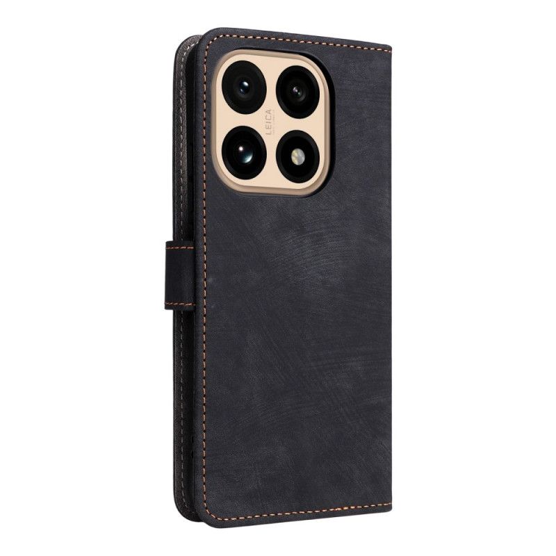 Folio-hoesje Xiaomi 15t Telefoonhoesje Suède-effect Met Rfid-bescherming