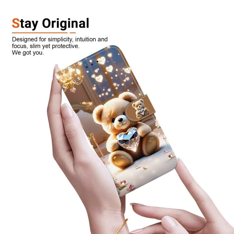 Folio-hoesje Xiaomi 15t Telefoonhoesje Teddybeerliefde