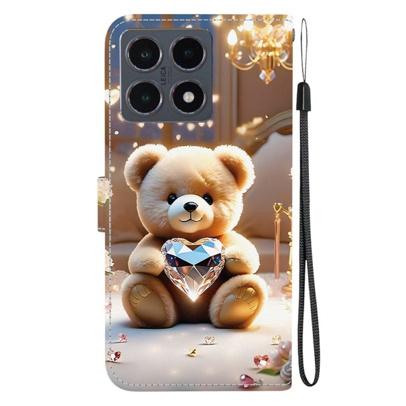 Folio-hoesje Xiaomi 15t Telefoonhoesje Teddybeerliefde