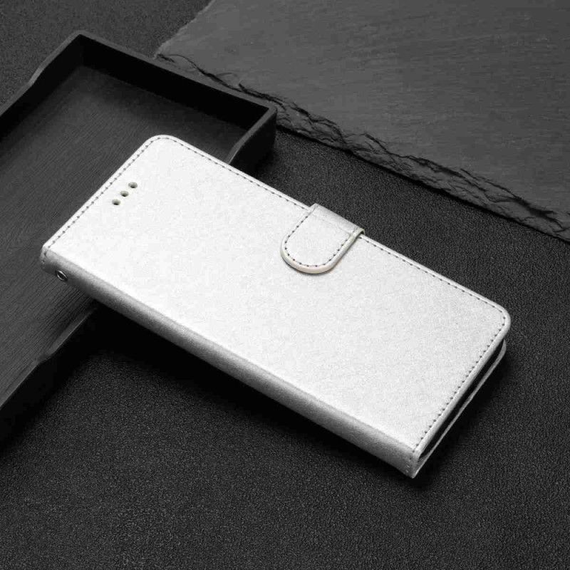 Folio-hoesje Xiaomi 15t Telefoonhoesje Zijdetextuur