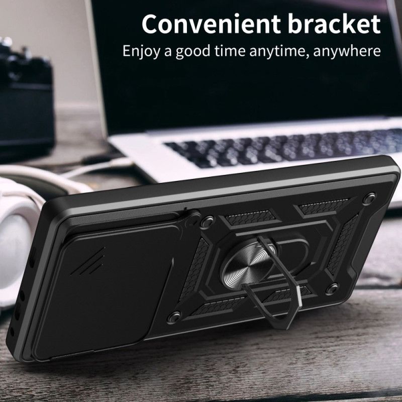 Hoesje Voor Xiaomi 15t Schuifbare Cameracover En Standaard