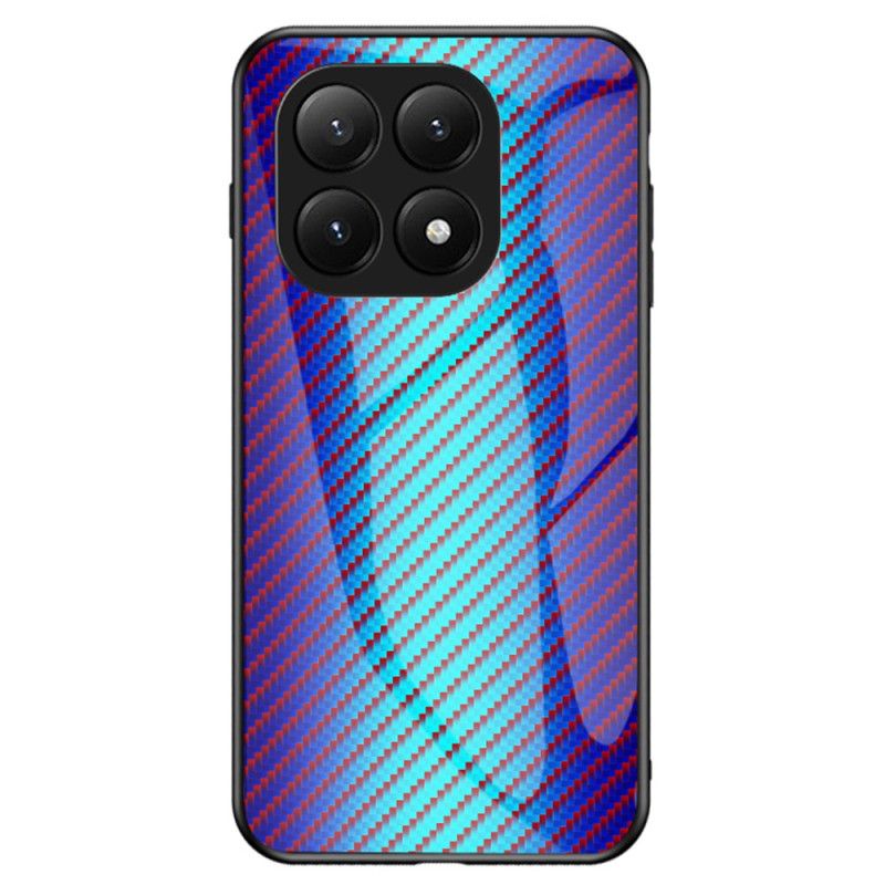 Hoesje Xiaomi 15t Gehard Glas Met Koolstofvezel Bescherming Hoesje