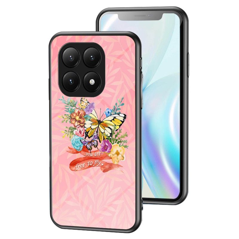 Hoesje Xiaomi 15t Gehard Glas Vlinders