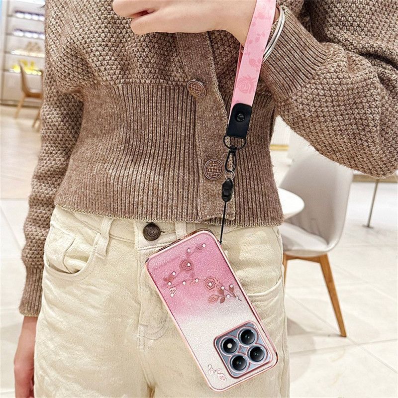 Hoesje Xiaomi 15t Strass Bandje Kadem Bescherming Hoesje