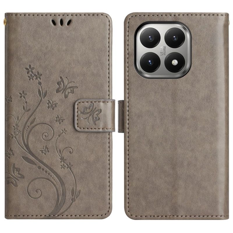 Leren Hoesje Voor Xiaomi 15t Floralie