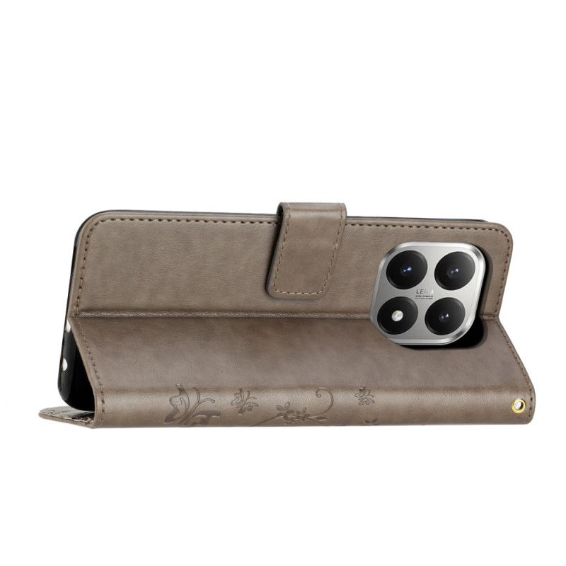 Leren Hoesje Voor Xiaomi 15t Floralie