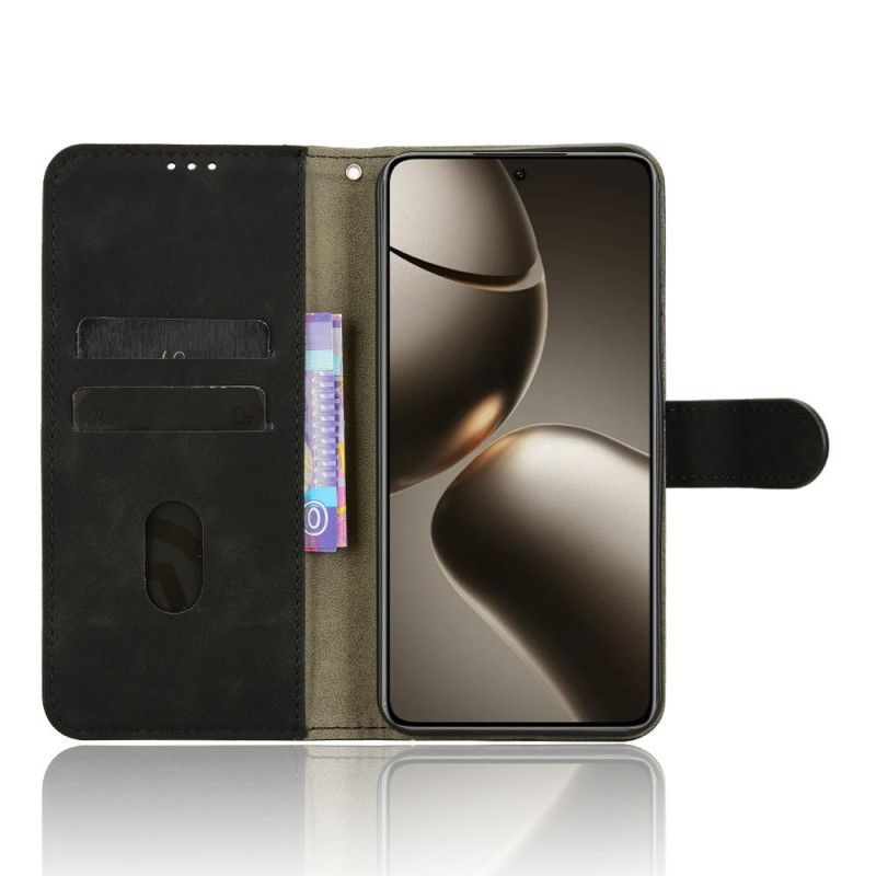 Leren Hoesje Voor Xiaomi 15t Suède Effect