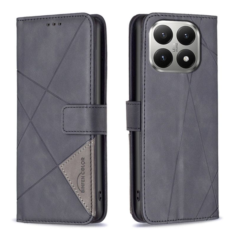 Leren Hoesje Xiaomi 15t Binfen Color Geometrisch Bescherming Hoesje