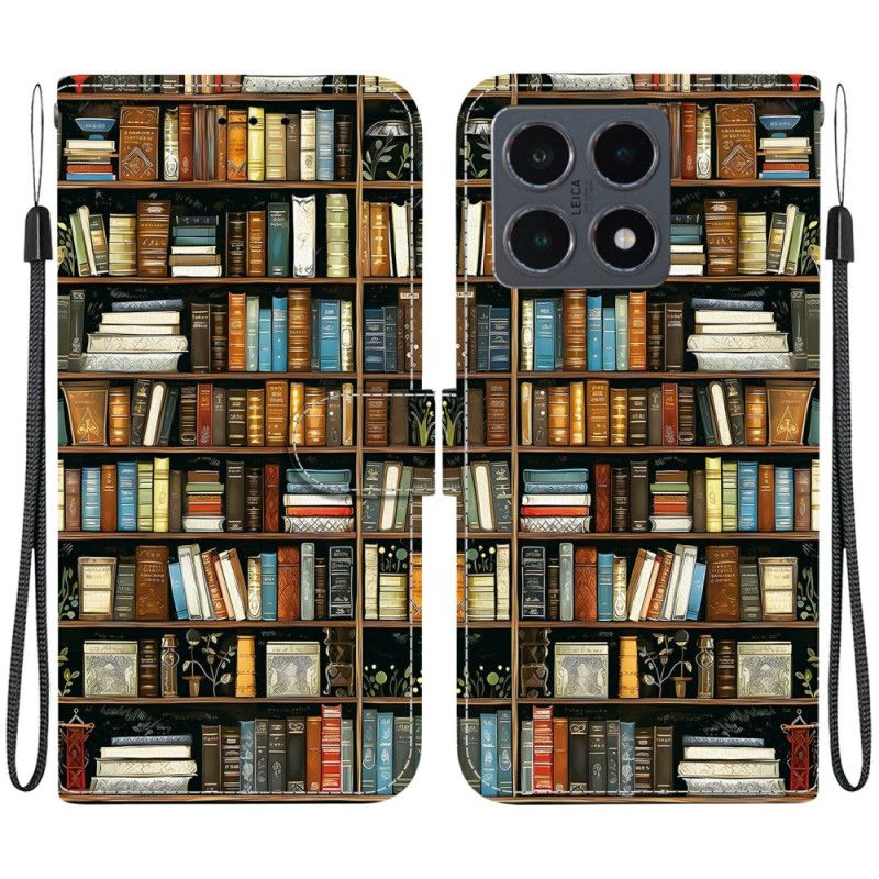 Leren Hoesje Xiaomi 15t Boekenplank Bescherming Hoesje