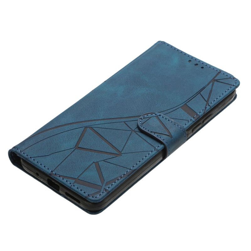 Leren Hoesje Xiaomi 15t Driehoekig Patroon