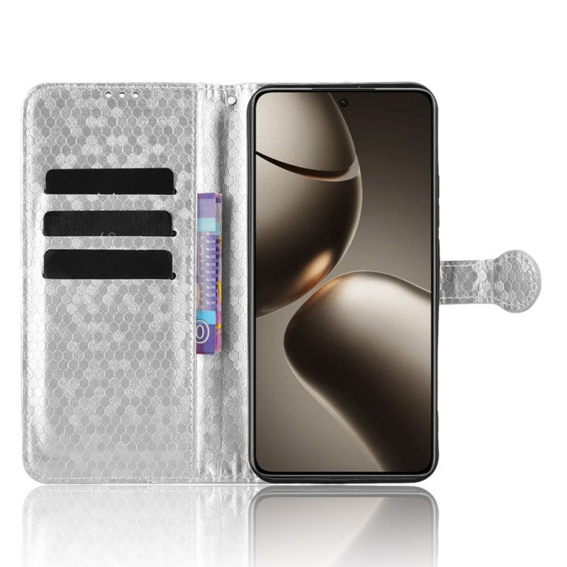 Leren Hoesje Xiaomi 15t Glitter Stippen Bescherming Hoesje