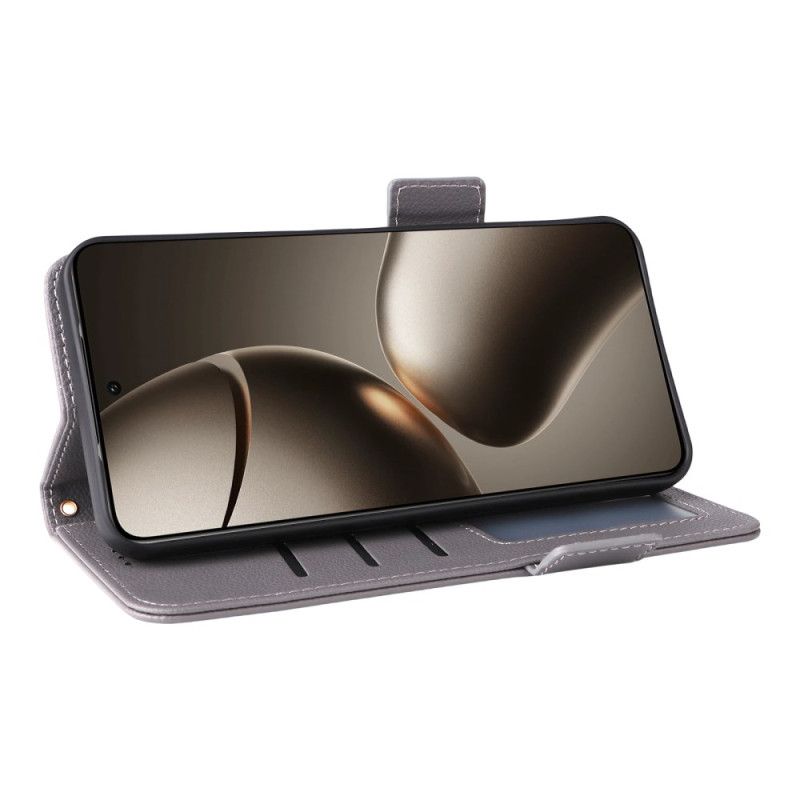 Leren Hoesje Xiaomi 15t Kunstleer Met Band Bescherming Hoesje