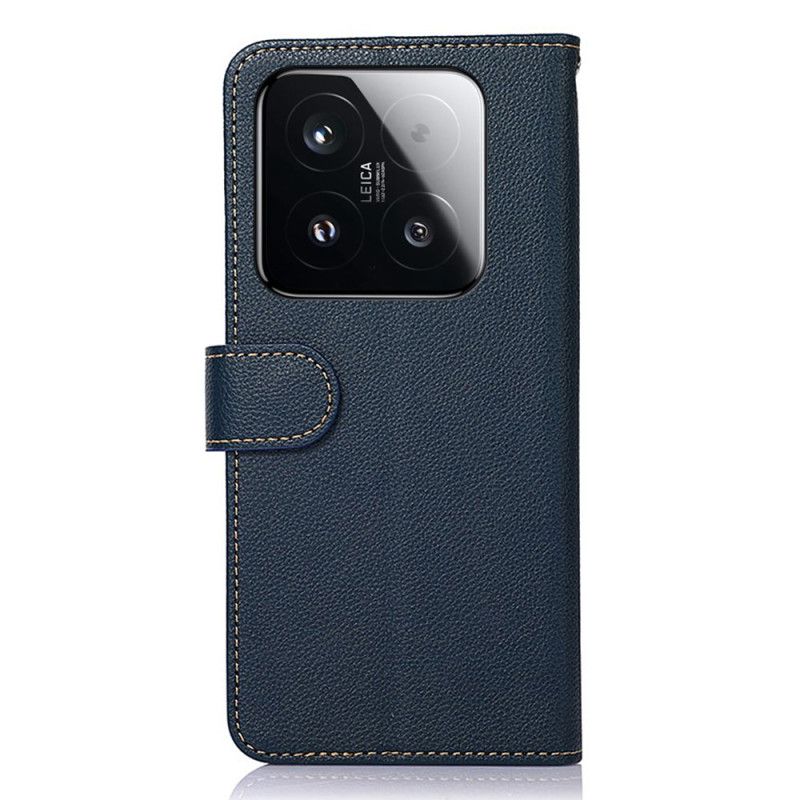 Leren Hoesje Xiaomi 15t Tweekleurig Khazneh