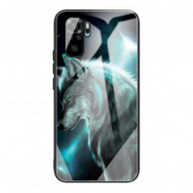 Hoesje voor Xiaomi Redmi Note 10 / 10S Wolf Van Gehard Glas