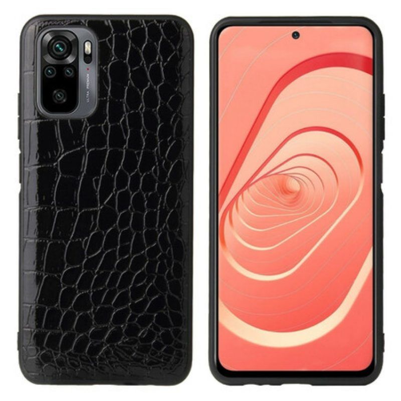 Telefoonhoesje voor Xiaomi Redmi Note 10 / 10S Krokodillenhuid-effect